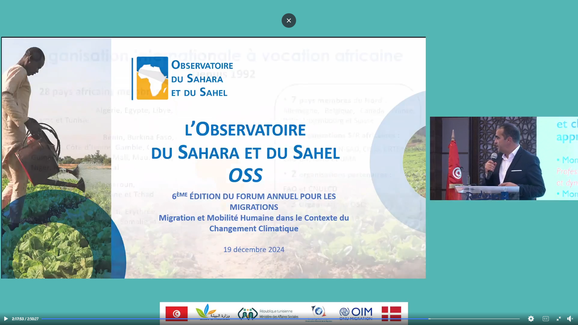 The OSS at the center of Debates on migration and climate change, December, 19th, 2024